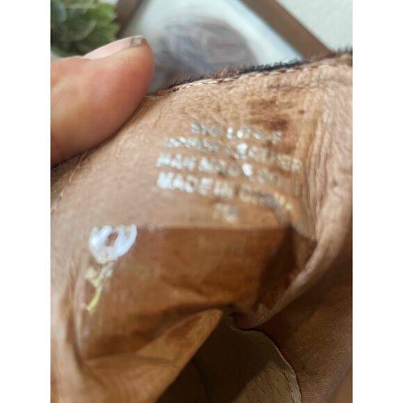 Jeffrey Campbell Womens Tan Leopard Print Lace-Up Platform Boots Size 7M - Picture 9 of 9